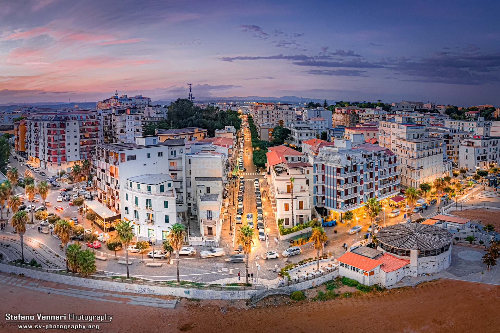 Crotone in the blue hour