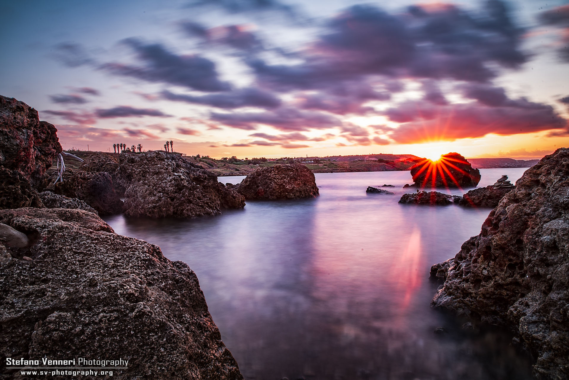 Sunset in Capo Colonna