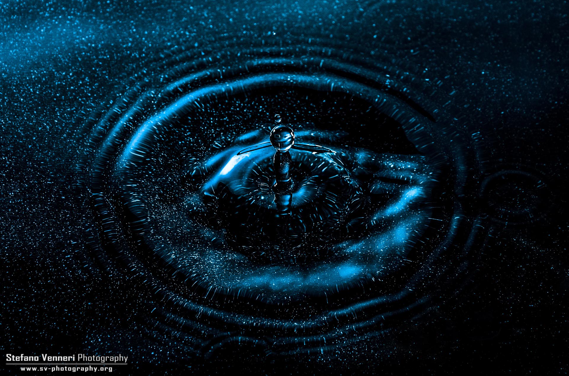 Falling drop
